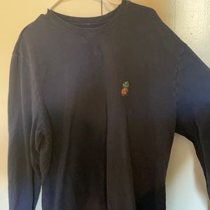 Blue rip curl crew neck pullover